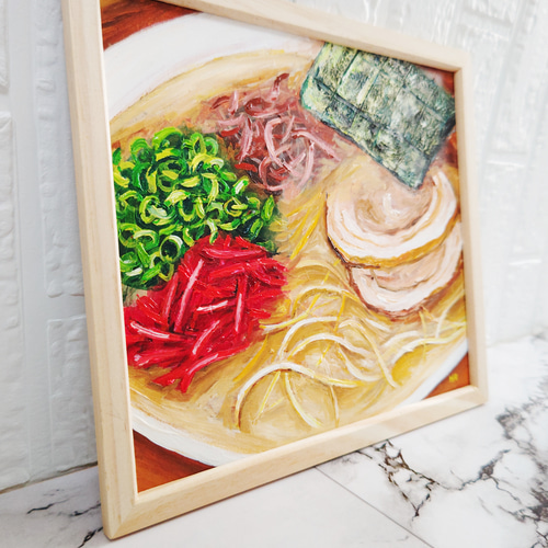 割引購入 油絵 絵画 【福岡ラーメン】 絵画 HR 通販 14787209｜Creema 絵画