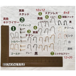 ❷ 【P98パール　ガーネット　真鍮フープ　ラブラドライト 癒し　勝利　恋愛成就　成功　健康　ヒーリング ピアス】 19枚目の画像