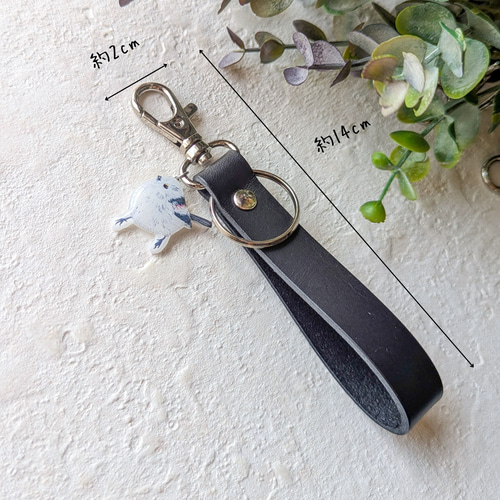 名入れもできる選べる野鳥キーリング キーホルダー キーリング cancan