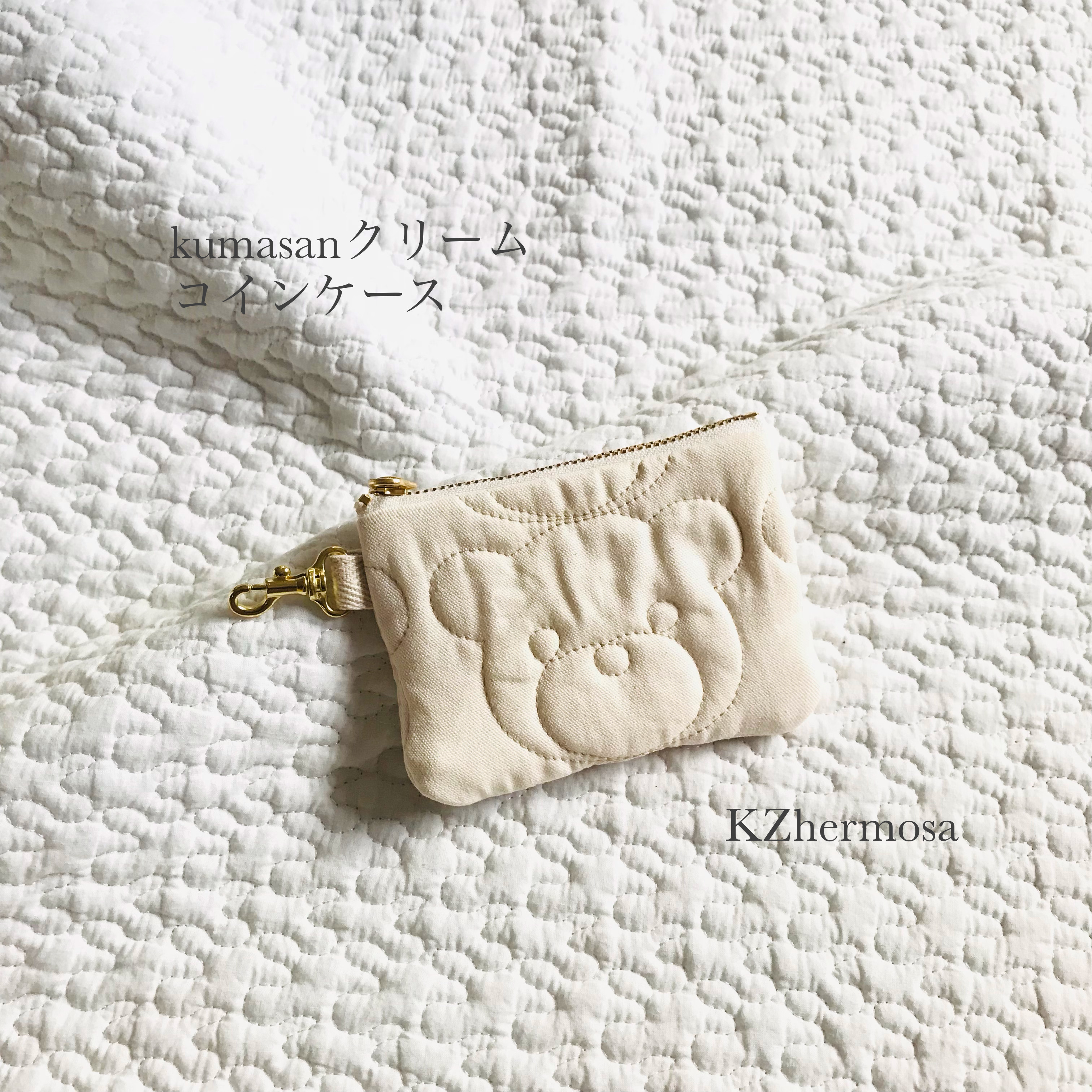 kumasan クリーム コインケース 小銭入れ・コインケース KZhermosa  