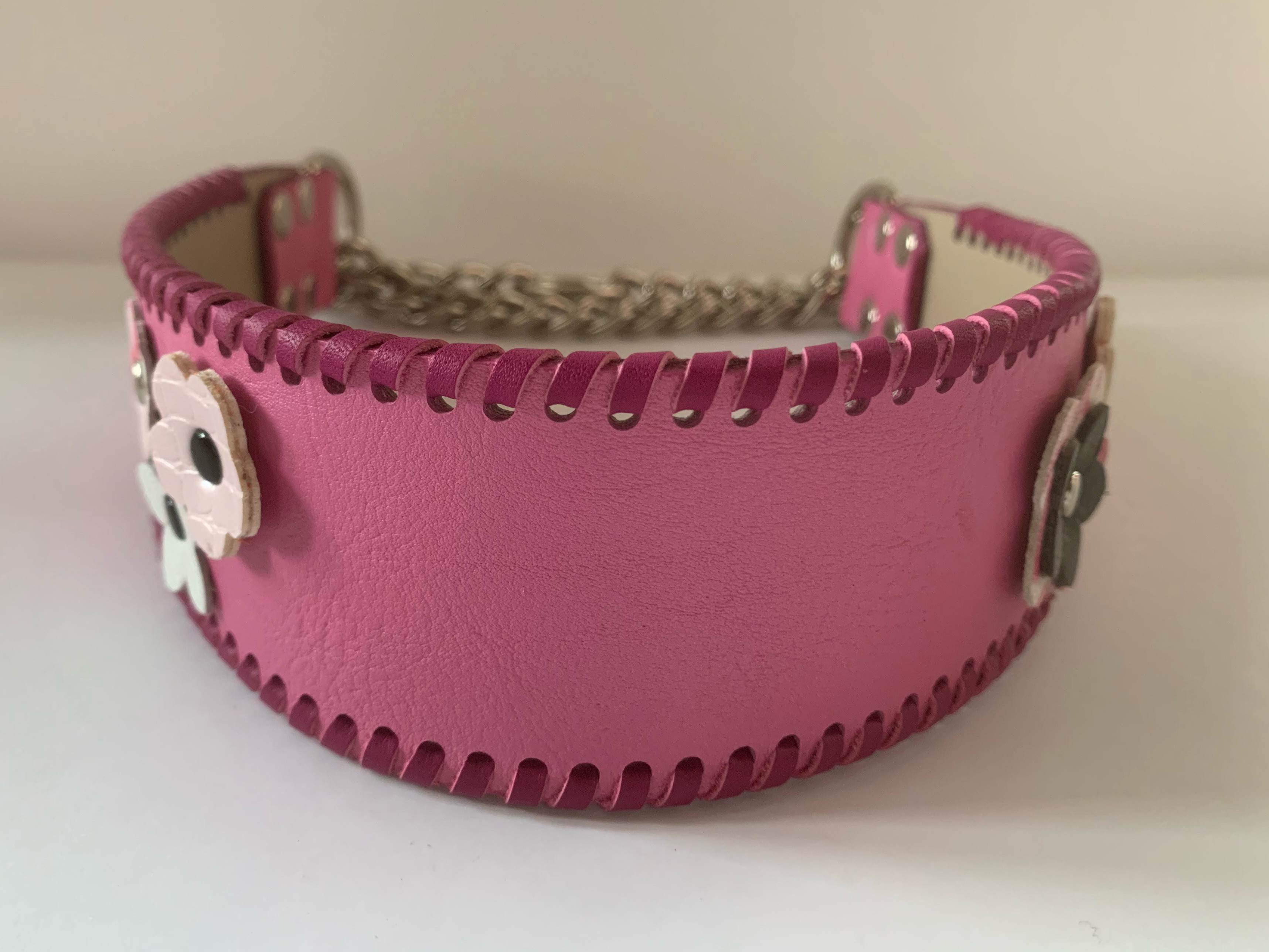 犬の本革ハーフチョークNo.171(大型犬)