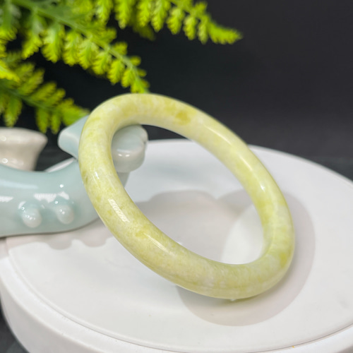 ユニークなカリフラワー ジェイド ブレスレット 60MM 翡翠色の