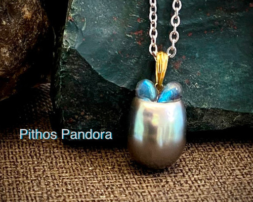 PANDORA - PANDORAパンドラ ツートンハート ピアス・ネックレス