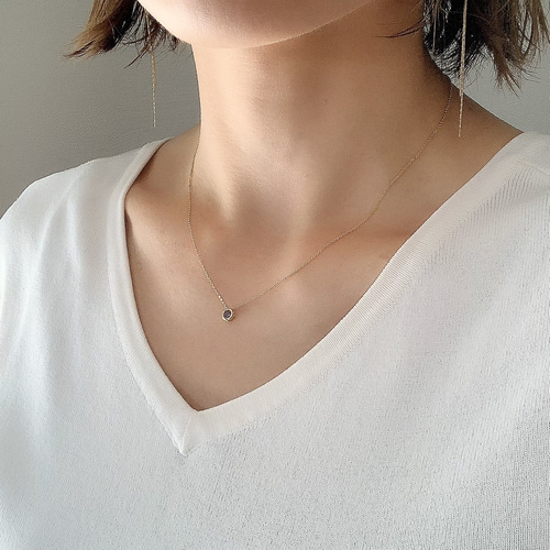 上品お得SET⭐︎*】ご褒美☆14KGF✴︎サファイア&パイプネックレス2本