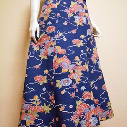 SALE ! 着物スカート Kimono Skirt WS-012/S 2枚目の画像