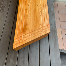 ★特注★欅の玄関台 踏み台 木製 ステップ 補助台 3枚目の画像