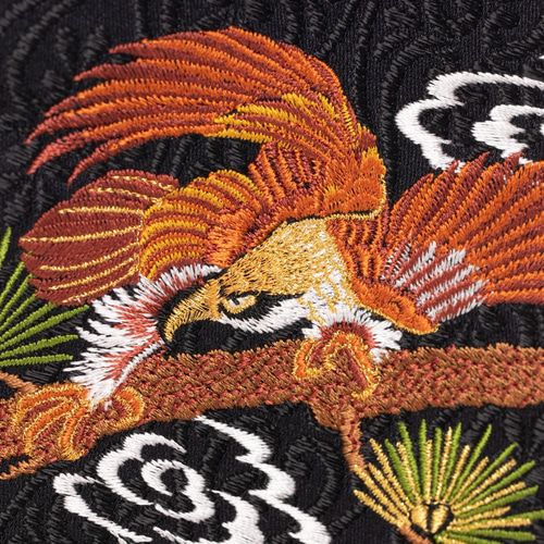 伝統x金襴のお名前旗☆スタンド付☆金襴総刺繍のお名前旗【虎柄 伝統x金襴のお名前旗☆スタンド付☆金襴総刺繍のお名前旗【虎柄