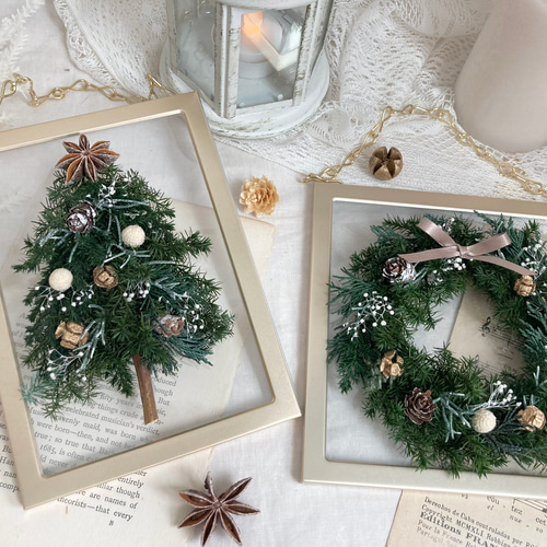 送料無料クリスマスフレーム(ツリー) フォトフレーム・写真立て in