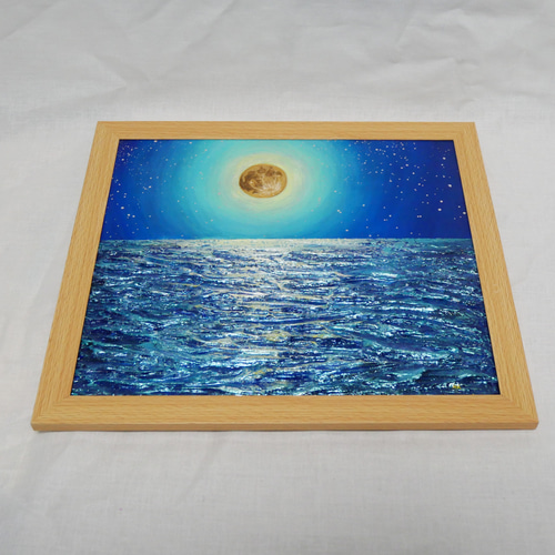 油絵 油彩 油彩画 絵 絵画【満月の海】 絵画 HR 通販 14789864 油絵 油彩 油彩画 絵 絵画【満月の海】 絵画 HR 通販 14789864