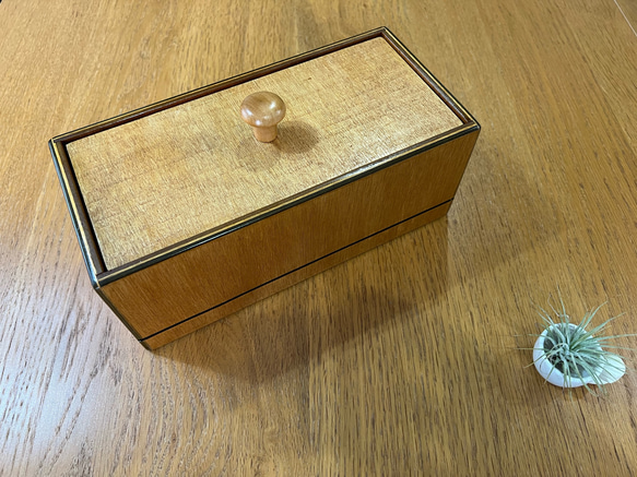 マスクケース　小物入れ　収納　木工♬ 5枚目の画像