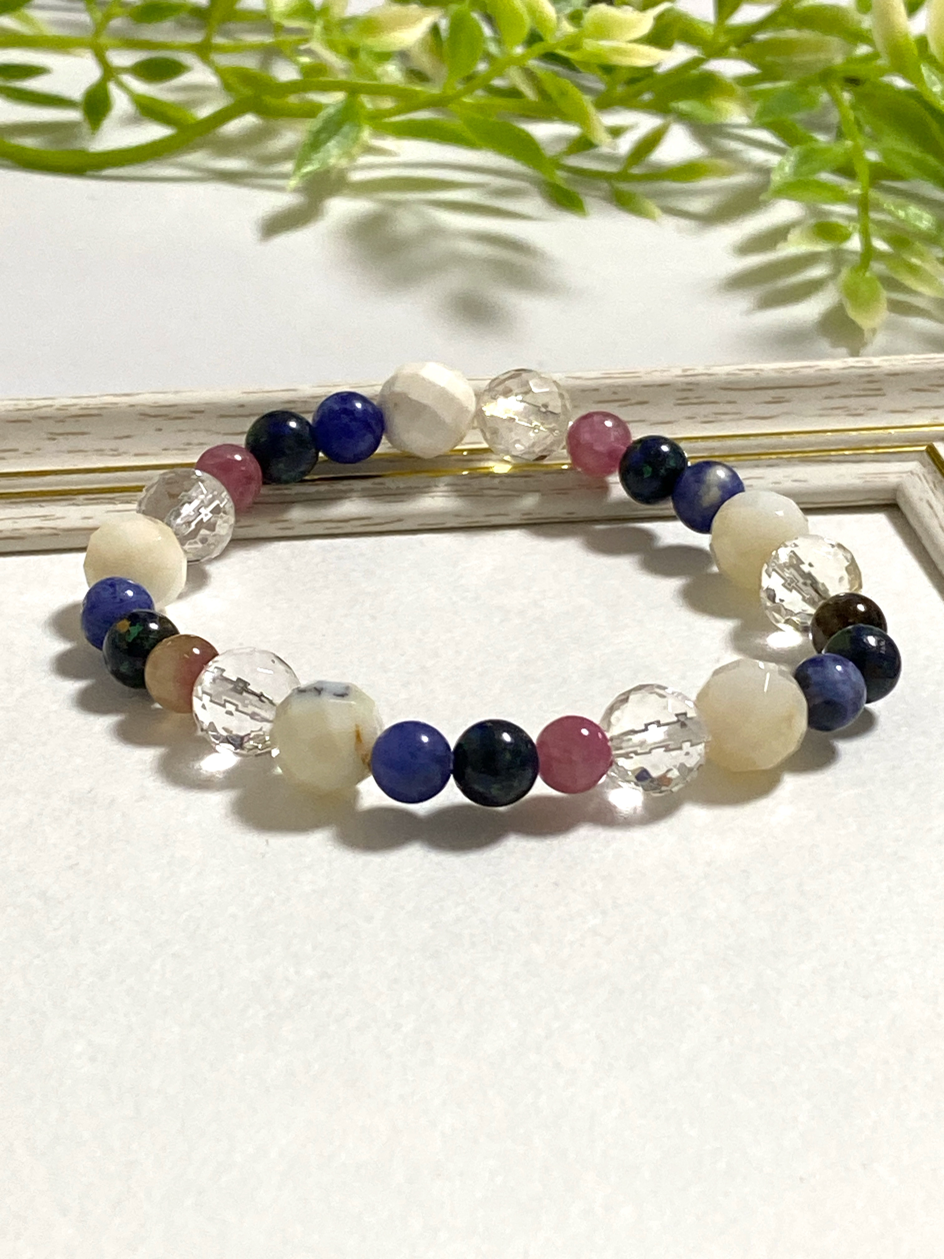 10月生まれのお守りブレス 10月【 暦石ブレスレット 神在月 】 メンズ Mens | こよみいし