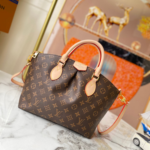 Louis Vuitton ショルダーバッグ ブラウン　本日限定 落書き風がキュート】ルイヴィトン キーポル25 (Louis Vuitton