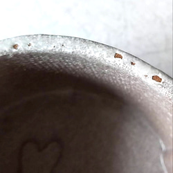 陶の小鉢・デザートカップ【お座りウサギ(濃紺＆アイスグレー)】 9枚目の画像