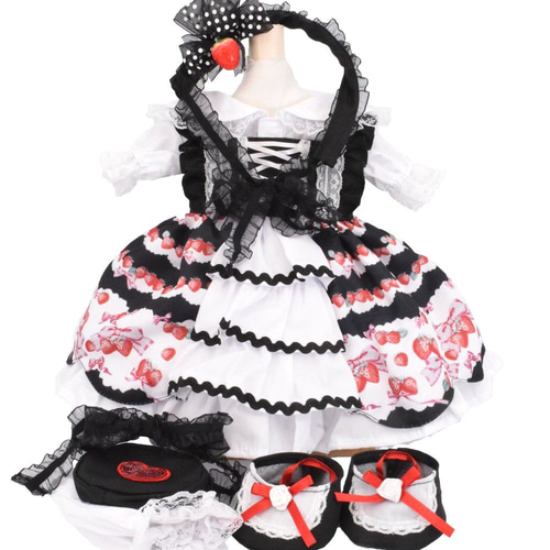 リーナ・ベル 服 着せ替え コスチューム ブラック苺ちゃんドレス