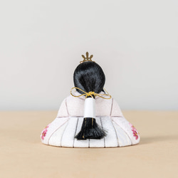 ことの木目込人形（3KH-0350）（はな） 桜｜収納ケース｜コンパクトな雛人形｜ひな祭り｜雛人形 3枚目の画像
