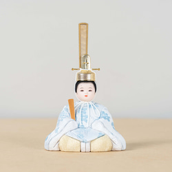ことの木目込人形（3KS-0300）（そら） 青海波｜収納ケース｜コンパクトな雛人形｜ひな祭り｜雛人形 6枚目の画像