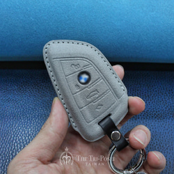 寶馬 BMW X1 X3 X5 G20 G21 G26 麂皮 刀鋒 皮套 鑰匙套 鑰匙包 鑰匙圈 生日禮物 第3張的照片