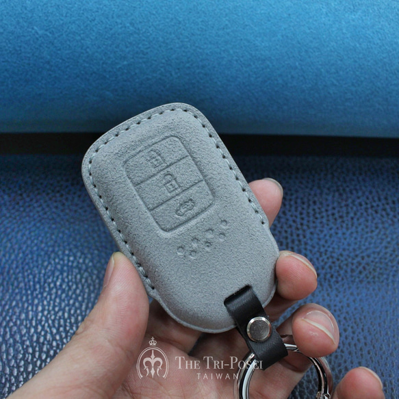本田 HONDA HRV CRV CRV5.5 Odyssey Fit 麂皮 皮套 鑰匙套 鑰匙包 鑰匙圈 第3張的照片