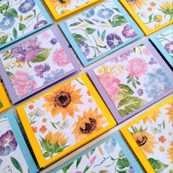 メッセージカード　フラワー　15枚 　セット 1枚目の画像