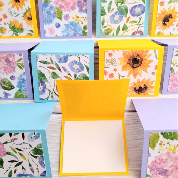 メッセージカード　フラワー　15枚 　セット 2枚目の画像