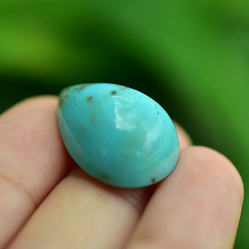ぷっくり涙型☆アリゾナターコイズ ルース s545 天然石 Funky garuda