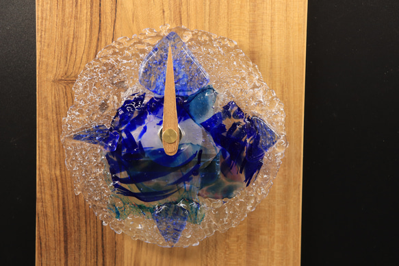 ガラスの時計（青Ａ） 3枚目の画像