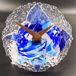 ガラスの時計（青Ａ） 1枚目の画像