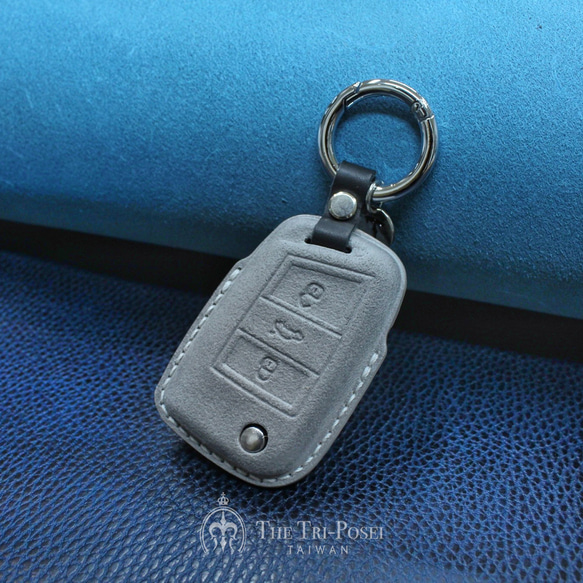 福斯 Volkswagen T-ROC Polo Arteon Tiguan 麂皮 鑰匙套 鑰匙包 鑰匙圈 第1張的照片