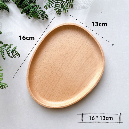 楕円形の木製食品トレイ、楕円形の長方形の装飾的な木製トレイ その他