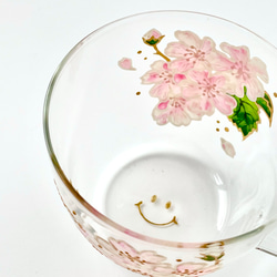 【再販2】可憐で素朴な野薔薇　耐熱グラスマグ　 4枚目の画像