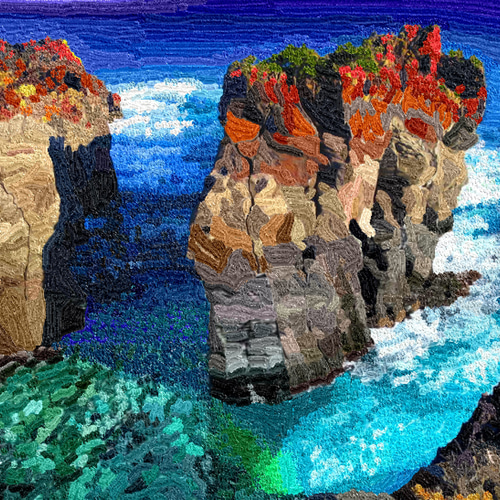 伊豆海岸　油絵 84491b011a89a62bb49ce81271bb14