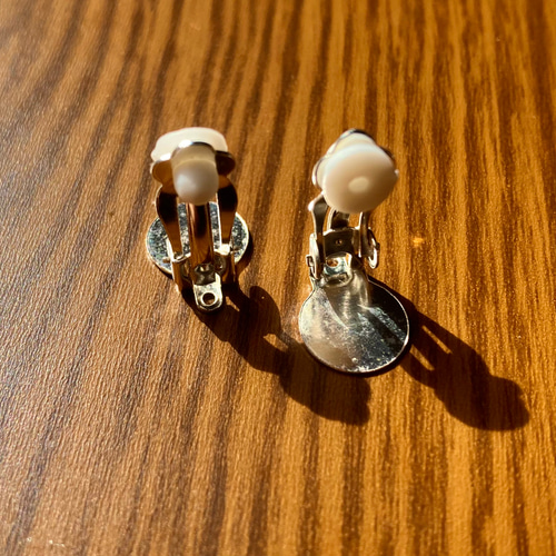 天眼石(約8mm玉／12mm／14mm)の1粒天然石ピアス(イヤリング