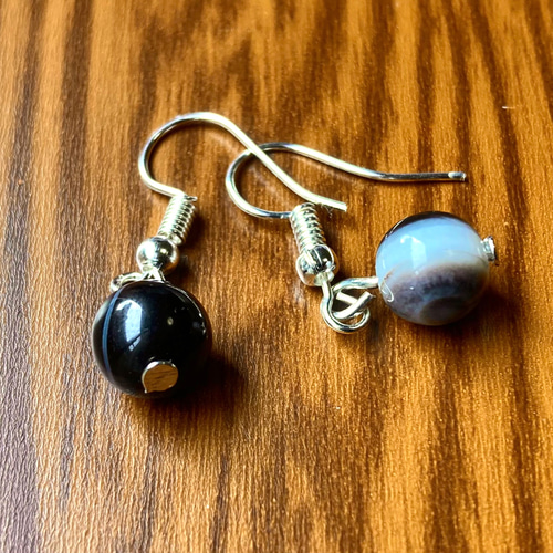 天眼石(約8mm玉/12mm/14mm)の1粒天然石ピアス(イヤリング 天眼石(約8mm玉/12mm/14mm)の1粒天然石ピアス(イヤリング