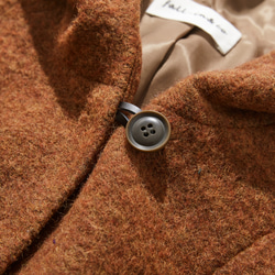 華やかな色で軽やかに 　ふんわり暖かいウールコート　ロングコート221003-1 5枚目の画像
