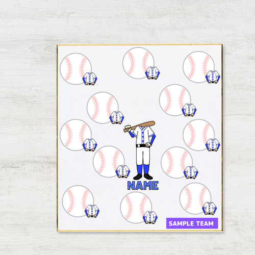 寄せ書き 色紙 メッセージシール 野球 メッセージカード niconico 通販