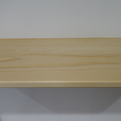 棚板　シェルフ　サイズオーダー　パイン無垢材　板目　クリアー材（ほとんど節がない）　オイルフィニッシュ・蜜蝋仕上げ 5枚目の画像