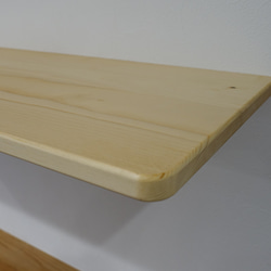 棚板 シェルフ サイズオーダー パイン無垢材 柾目 クリアー材