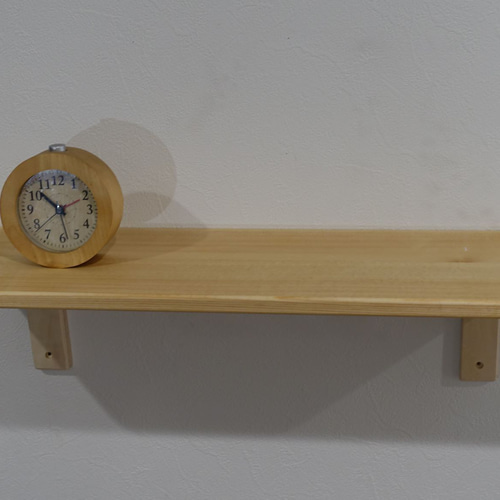 棚板 シェルフ サイズオーダー パイン無垢材 柾目 クリアー材