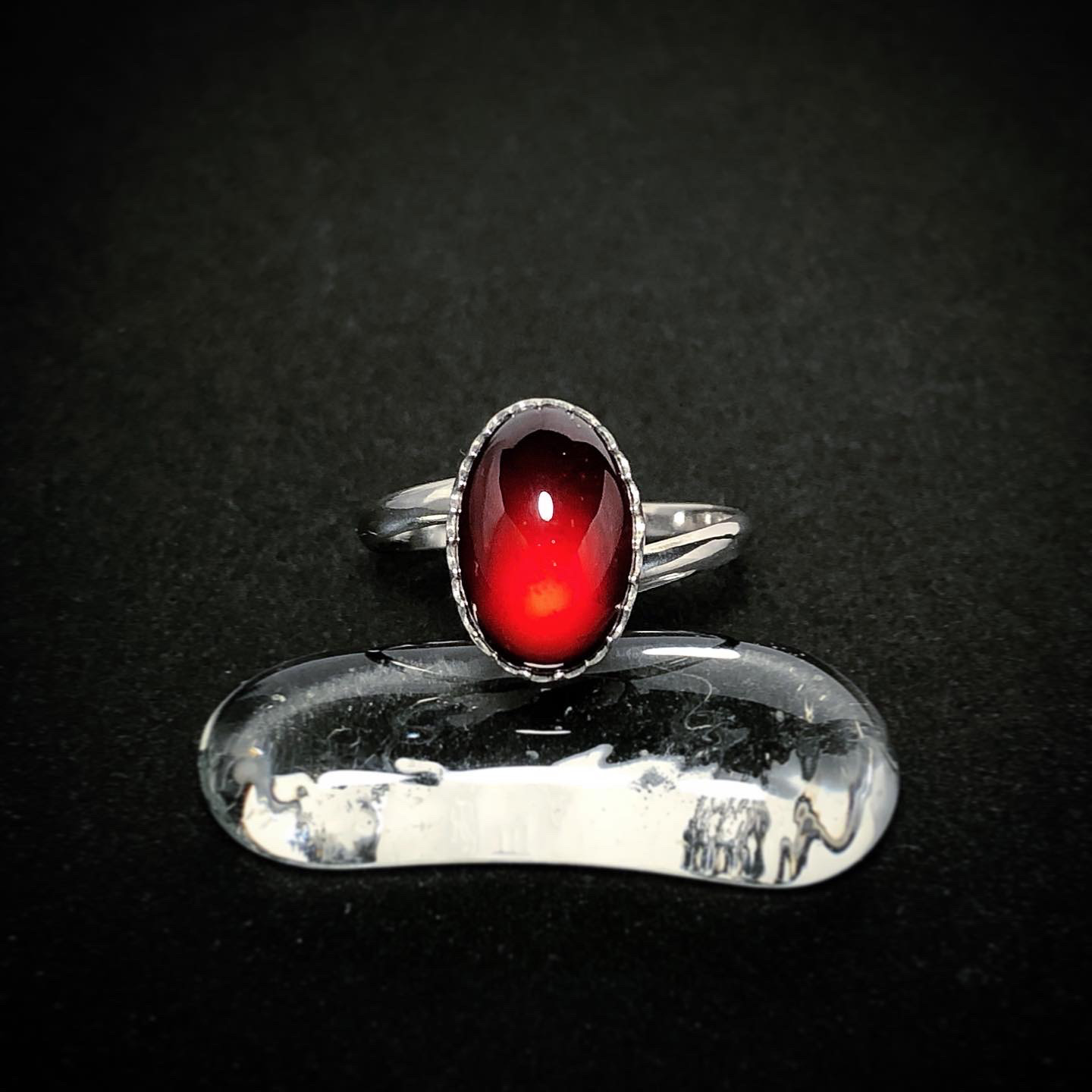 《ガーネット》SILVER950リング051