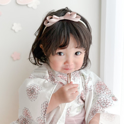 さくらんぼのヘアクリップ ベビーヘアクリップ 赤ちゃんヘアクリップ