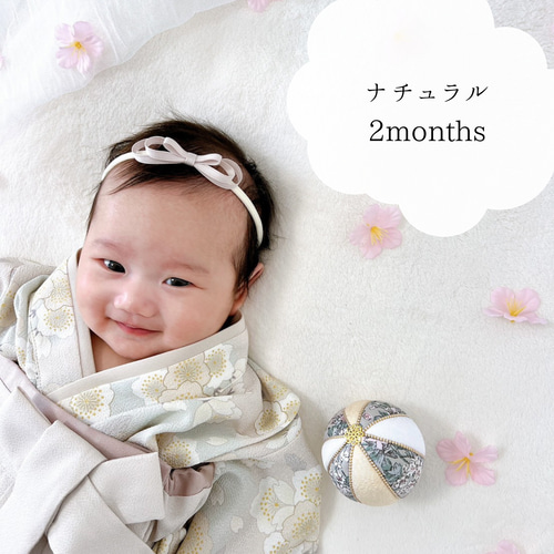 新生児～6mにおすすめ！ベビーヘアバンド【AN】ひな祭り 節句 初節句