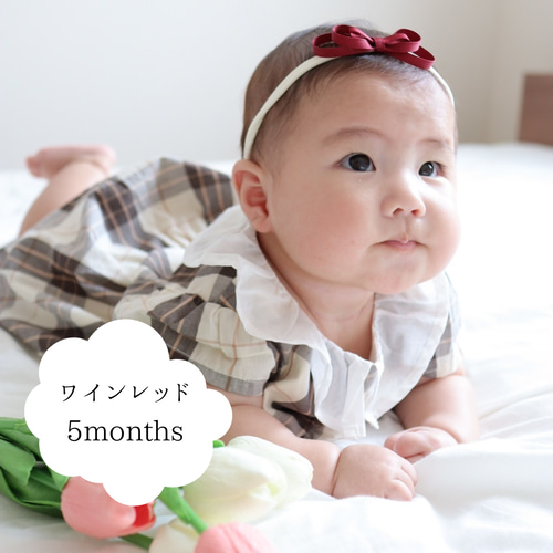 新生児～6mにおすすめ！ベビーヘアバンド【AN】ひな祭り 節句