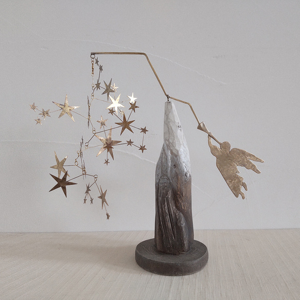 「星創る天使」モビール オブジェ【受注制作】 2枚目の画像