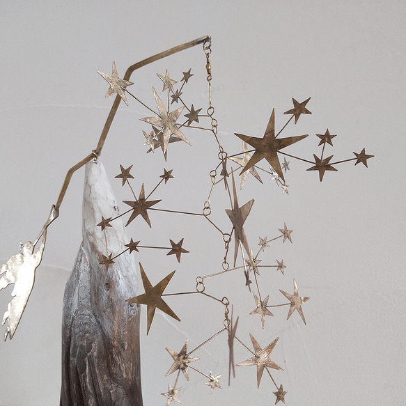 「星創る天使」モビール オブジェ【受注制作】 5枚目の画像