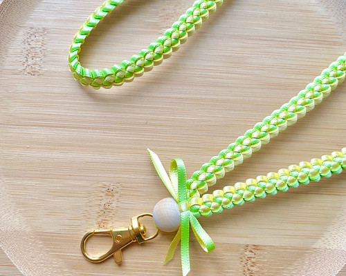 新品／デコストラップ&ライトスティックリボン(緑）【バラ売可】 新品／デコストラップ&ライトスティックリボン(緑）【バラ売可】 2次