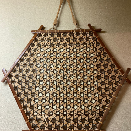 竹細工　飾り物　壁かけ飾り★茶道具 竹細工 飾り物 壁かけ飾り☆茶道具 1_39de4039b0384dc1bd3f5ab3b899