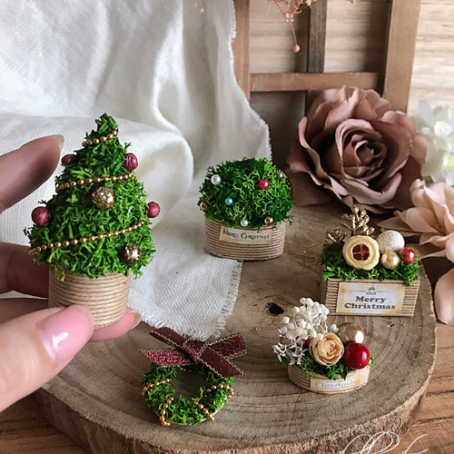 ミニツリー】ミニチュア雑貨 クリスマス雑貨 その他インテリア