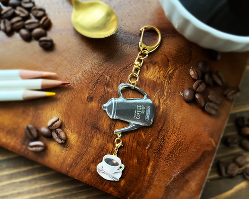 【新品】Q-pot. 珈琲ゼリー バッグチャーム グランブルーファンタジー Q-pot. グランブルーファンタジー 珈琲ゼリーバッグチャーム