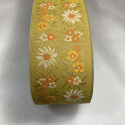 Z-11市松レッド×ライトゴールド赤淡金2m畳へり畳ヘリ畳縁リボン髪飾り