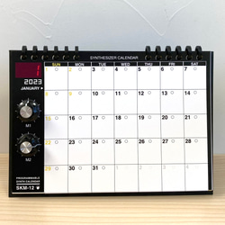 【2023年曆】SKM-12合成器日曆配備12個月可變面板桌面/SKM 第2張的照片